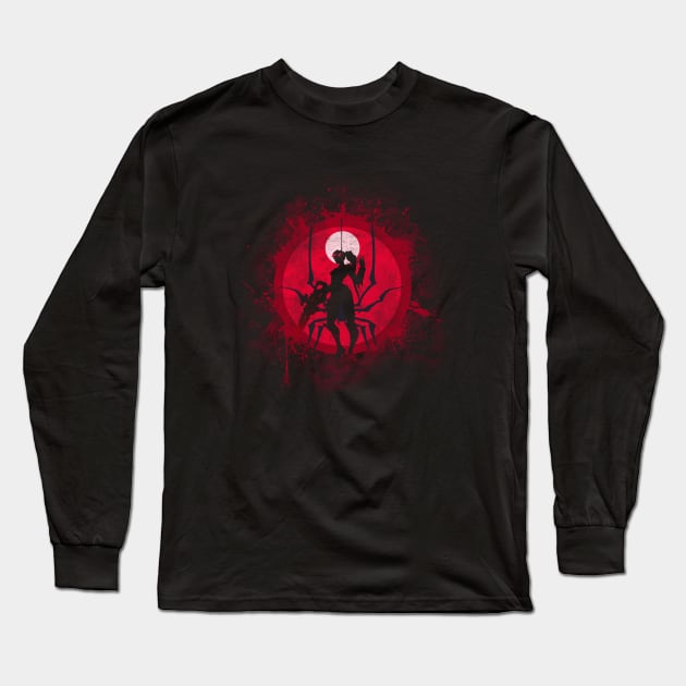 Widow's Eyes Long Sleeve T-Shirt by Manoss